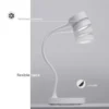 The sleek Kupa DUET UV/LED Desk Lamp in black features a flexible neck and a rhinestone-encrusted shade, combining stylish portability with the high-end design aesthetics typical of premium desk lamps.