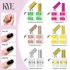 Transform your nails in 45 days with a range of KYE nail products. Achieve flawless results by incorporating the 0.5oz KYE Rubber Base (NO HEMA), complete with versatile top coats and base foundations for perfect nails every time.