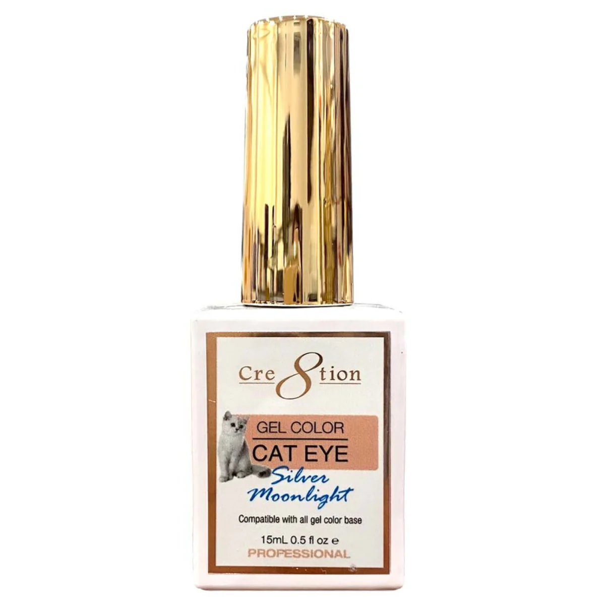 Cre8tion Silver Moonlight Cat Eye Gel