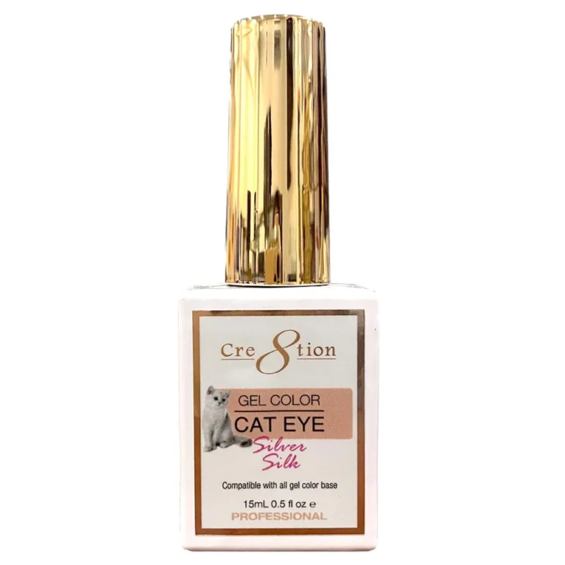 Cre8tion Silver Silk Cat Eye Gel 0.5oz