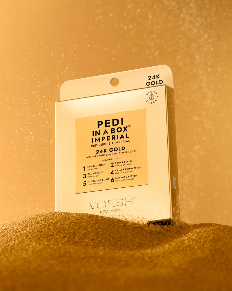 Voesh New York Pedi In a Box Imperial 24K Gold