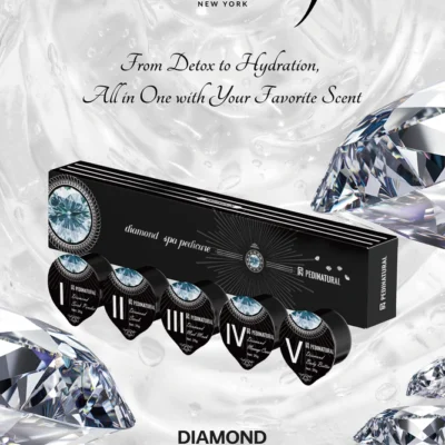 Pedinatural 5-in-1 Diamond Glow Spa Pedicure Set – 50 Pack/case
