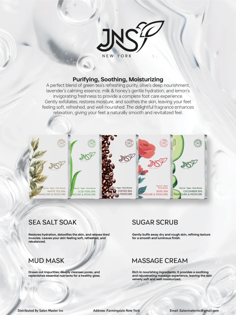 JNS New York 4 Steps Deluxe Pedi Varius Scents