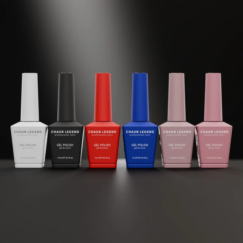 Chaun Legend Professional Nails Gel Polish – 0.5oz Vol.1 | 80 Ultra-Pigmented Shades