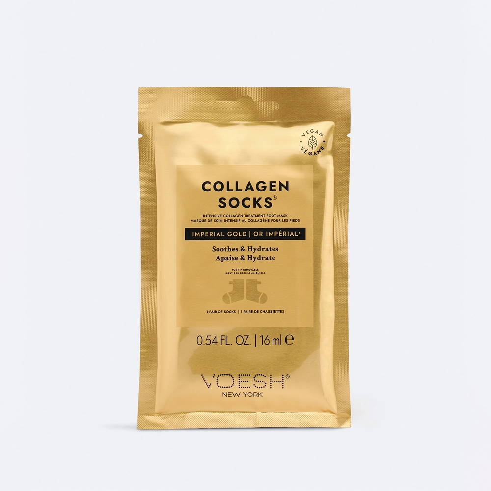 Voesh New York Collagen Socks Imperial Gold (60pcs/cs)