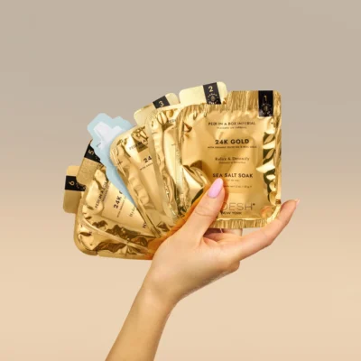 Voesh New York Pedi In a Box Imperial 24K Gold 6 Steps