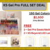 Gel Pro HEMA-Free Gel Polish Collection – Full Set of 150 Colors + Swatchbook + 2 LED Lamps
