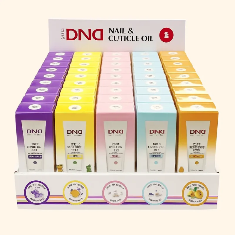 DND Nail & Cuticle Oil 0.25oz – Assorted Scents (Box of 50)