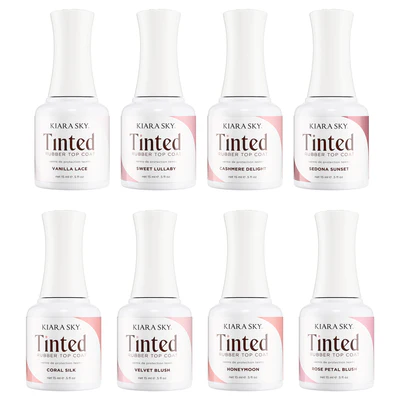 Kiara Sky 2-in-1 Tinted Rubber Top Coat