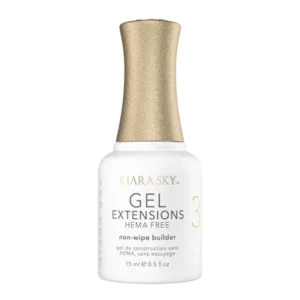 Kiara Sky Gel Extensions Non-Wipe Builder – Step #3 | HEMA-Free 4‑in‑1 Builder Gel (0.5oz)
