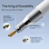 O Nail NailHealth Pro Max Smart Nail Drill – 50,000 RPM, Dual Handpiece, Cordless, White