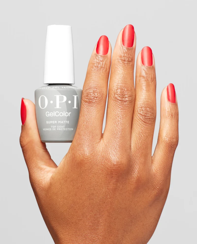 OPI Intelli-Gel Super Matte No-Wipe Top Coat – Long-Wear HEMA-Free Gel Sealer