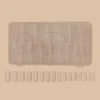 OPI GELevate Clear Square Medium Soft Gel Nail Tips - 640pcs Pro Box
