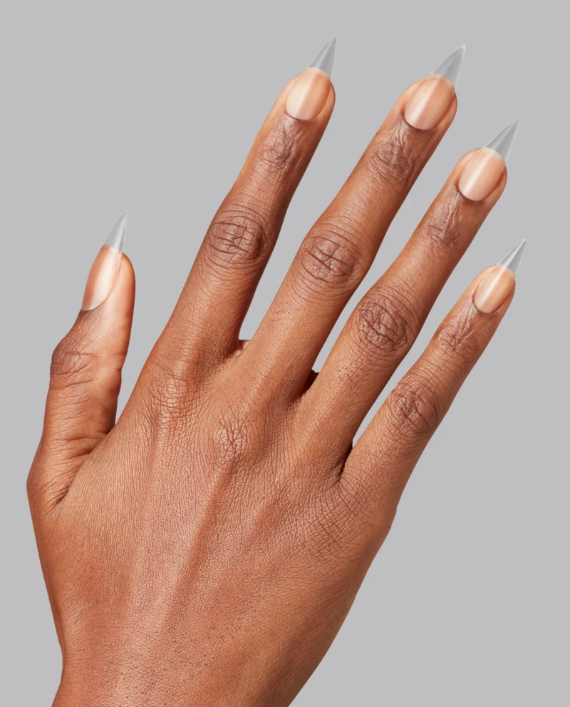 OPI GELevate Clear Medium Stiletto Soft Gel Nail Tips – 640pcs Pro Box