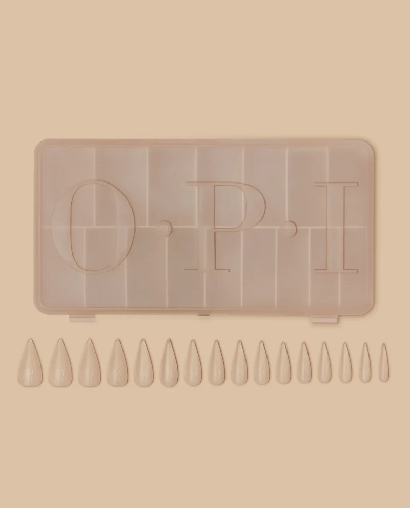 OPI GELevate Clear Medium Stiletto Soft Gel Nail Tips – 640pcs Pro Box