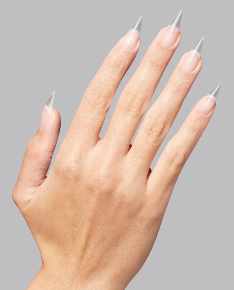OPI GELevate Clear Medium Stiletto Soft Gel Nail Tips – 640pcs Pro Box