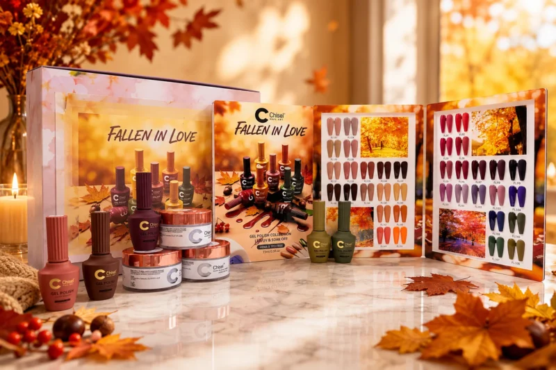 Chisel Gel Polish + Dip Powder 36 Color Set – Fallen In Love Neutral Collection (HEMA & TPO Free)