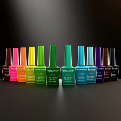 Chaun Legend Glaze Collection – 12 Color HEMA-Free Jelly Gel Polish Set